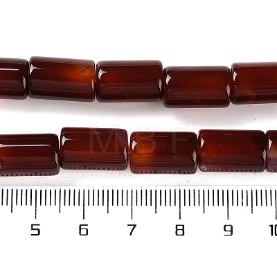 Natural Red Agate Beads Strands G-NH0019-A03-01-1