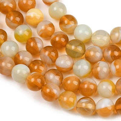 Handmade Lampwork Beads Strand LAMP-B056-10mm-03-1