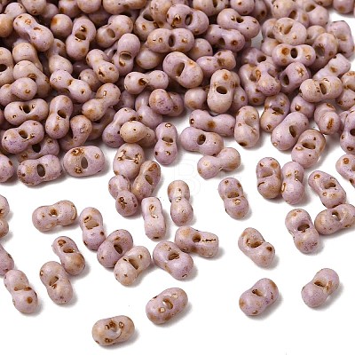 Opaque Glass Beads GL-CBA31A4-02H-1