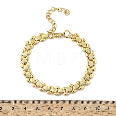 304 Stainless Steel Oval Link Bracelets for Women BJEW-F488-19G-1