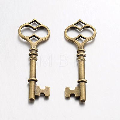 Tibetan Style Alloy Big Pendants TIBEP-14692-AB-FF-1