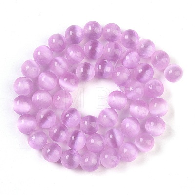 Natural Selenite Beads Strands G-P493-01C-1