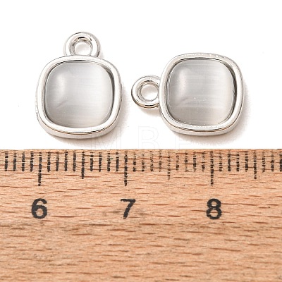 Alloy & Glass Pendants AL-CBA7256-08P-01-1