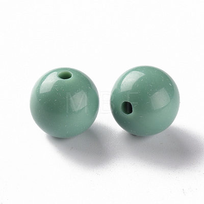 Opaque Acrylic Beads MACR-S370-C16mm-26-1