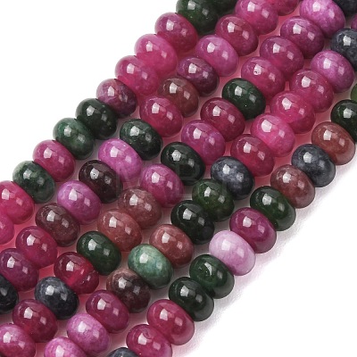 Natural White Jade Beads Strands G-E507-01-02-1