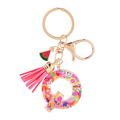 Fruit Series Letter Resin Keychains KEYC-TAC0033-02Q-1