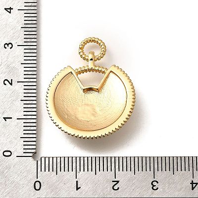 Brass Enamel Pendants KK-U055-12G-01-1