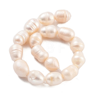 Natural Cultured Freshwater Pearl Beads Strands PEAR-P062-14A-1