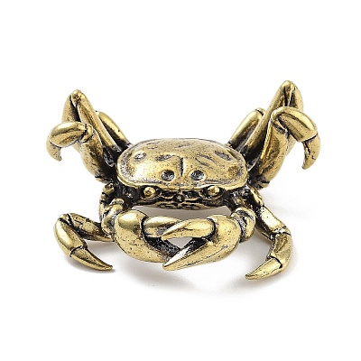 Brass Crab Figurines Statues for Home Desktop Feng Shui Ornament KK-A216-09AB-1