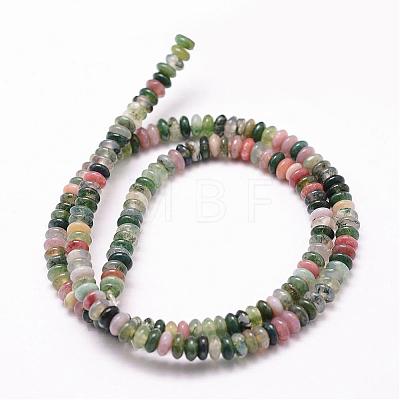 Natural Indian Agate Beads Strands G-N0173-04-2x4mm-1