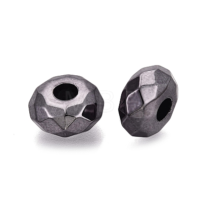 UV Plating Acrylic European Beads OACR-E033-22-02-1
