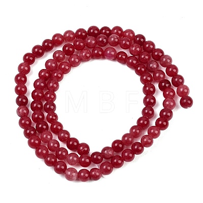 Natural Striped Stone Beads Strands X-G-D315-A01-05-4mm-1