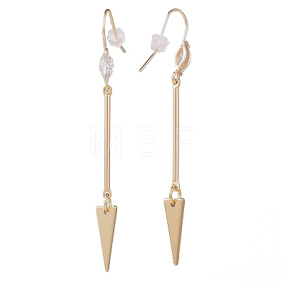 Brass Dangle Earrings EJEW-JE04438-1