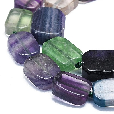 Natural Fluorite Beads Strand G-K245-J19-01-1