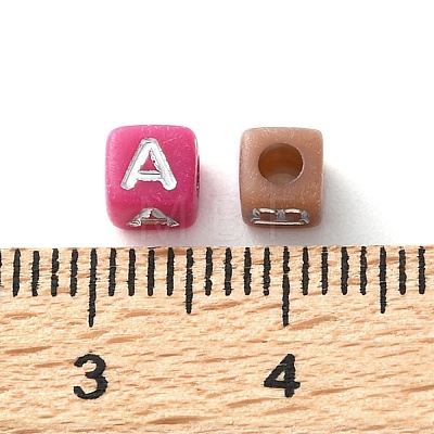Opaque Acrylic Beads OACR-Z027-01A-1