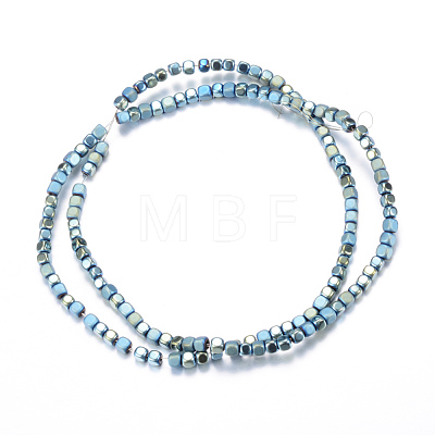 Electroplate Non-magnetic Synthetic Hematite Bead Strands G-Q467-11G-1