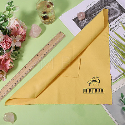 Velvet Fabric Musical Instruments Cleaning Cloth AJEW-WH0596-688-1