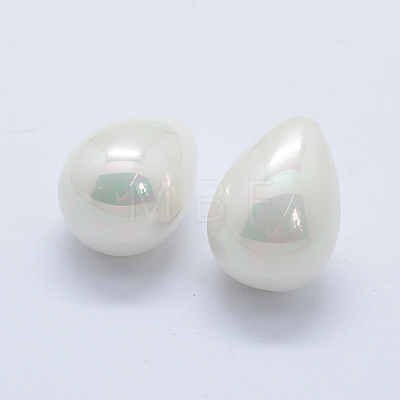 Rainbow Plated Shell Pearl Beads BSHE-L032-02-1