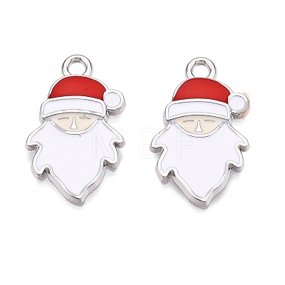 Christmas Theme Alloy Enamel Pendants ENAM-T020-10Z-1