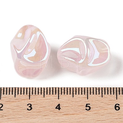 Opaque Acrylic Beads OACR-G035-02B-1