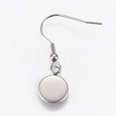 Stainless Steel Dangle Earrings LS-EJEW-WH0001-A05-1