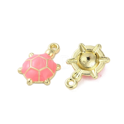 Alloy Enamel Pendants FIND-O003-08B-G-1