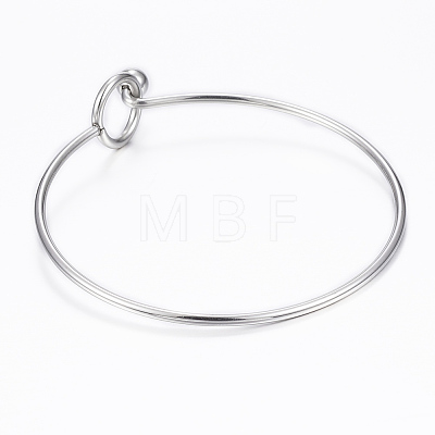 304 Stainless Steel Bangle BJEW-H530-01P-1