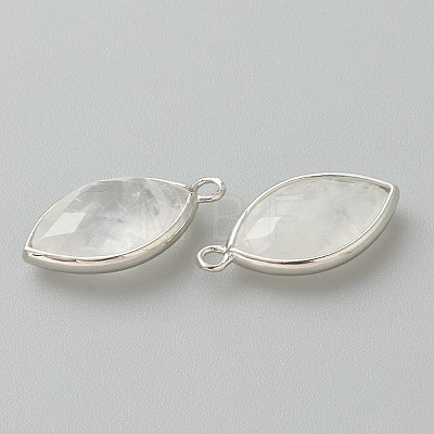 Natural Quartz Crystal Pendants G-B009-01P-I-1