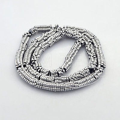 Electroplate Non-magnetic Synthetic Hematite Beads Strands G-J217A-08A-1