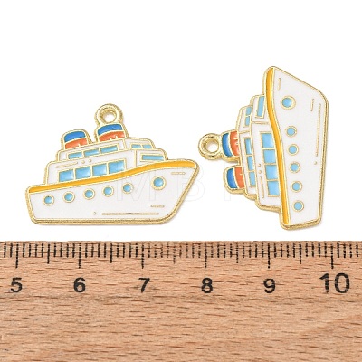 Ocean Alloy Enamel Pendants ENAM-B041-01P-1