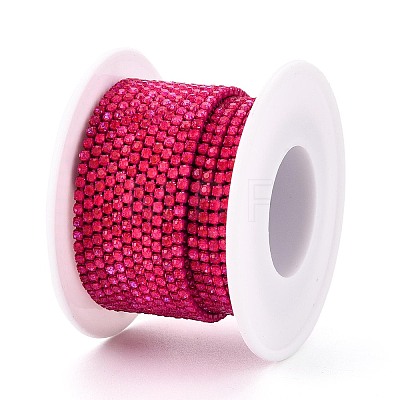 Iron Rhinestone Cup Chains CH-T006-05B-19-1