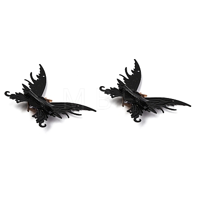 Butterfly with Eye Plastic Alligator Hair Clips PHAR-M015-04-1