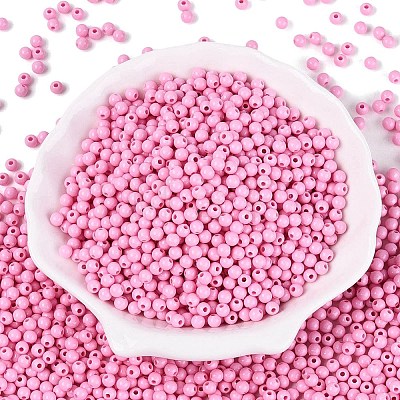 Opaque Acrylic Beads SACR-A006-06F-1