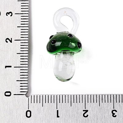 Handmade Lampwork Pendants LAMP-T021-18H-1