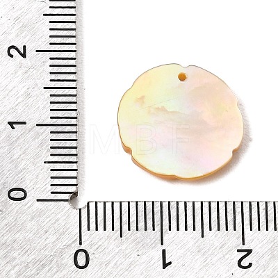 Natural Yellow Shell Pendants SH-CBA69D1-06B-1