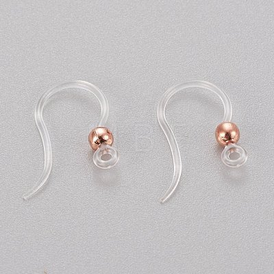 Eco-Friendly Plastic Earring Hooks STAS-K203-03RG-1