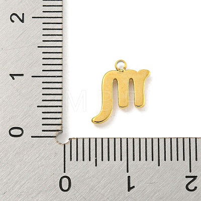 Real 18K Gold Plated PVD Vacuum Plating 304 Stainless Steel Pendants STAS-L278-002G-08-1