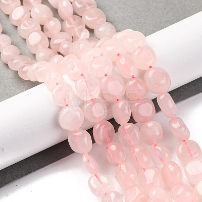 Natural Rose Quartz Beads Strands G-G146-A08-02-1