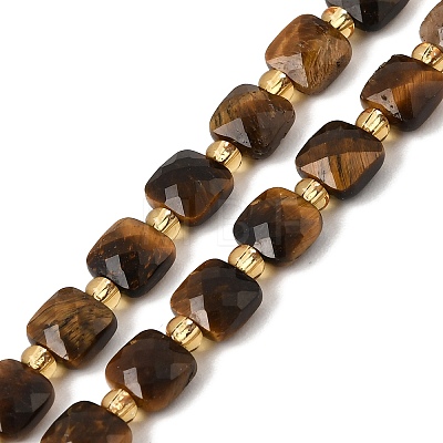 Natural Tiger Eye Beads Strands GG-CBA96AE-A04-6x6mm-1