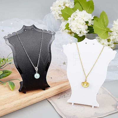 Acrylic Necklace Displays NDIS-FH0001-01-1