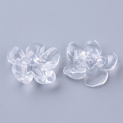 Transparent Acrylic Beads TACR-N006-01A-1