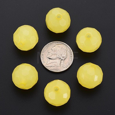 Imitation Jelly Acrylic Beads MACR-S373-97C-E07-1