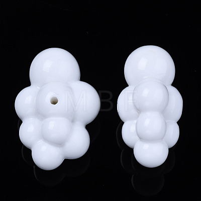 Opaque Acrylic Beads OACR-N130-020A-B01-1