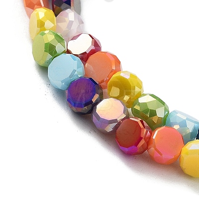 Electroplate Glass Beads X-EGLA-P056-01B-1