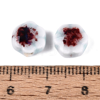 Vintage Handmade Porcelain Beads PORC-N013-25-18-1