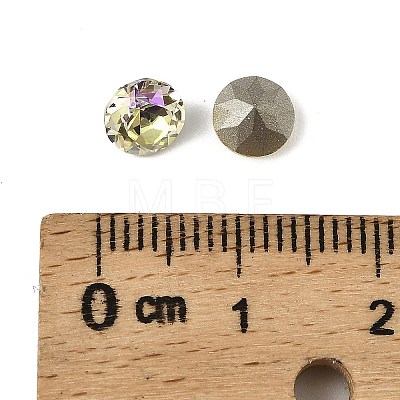Glass Rhinestone Cabochons GLAA-A018-6mm-001GY-1