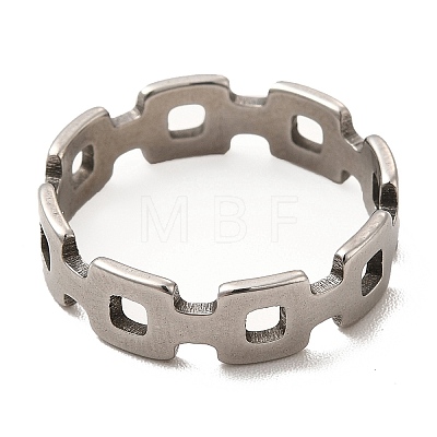 Non-Tarnish 201 Stainless Steel Finger Rings RJEW-G278-09P-1