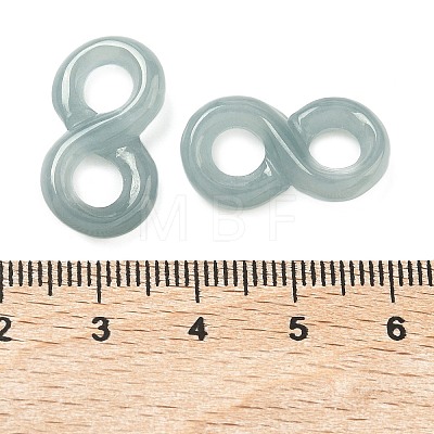 Natural Jadeite Connector Charms G-Z125-03-1