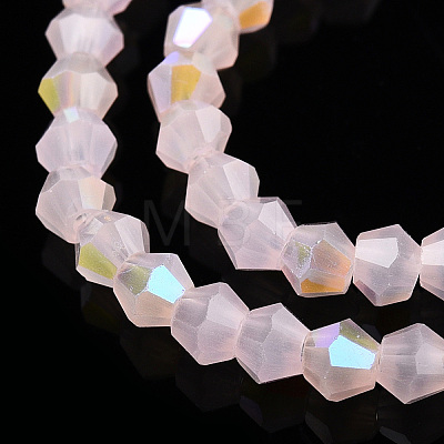 Imitation Jade Electroplate Glass Beads Strands EGLA-A039-J2mm-L07-1