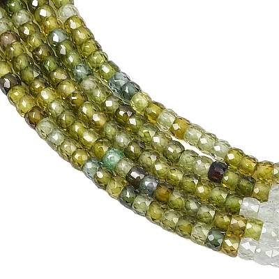 Cubic Zirconia Beads Strands ZIRC-P125-2x3mm-08-1